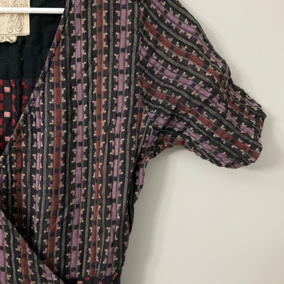 Ace&Jig Ellis dress in Mardi Gras/Calico, sz S - Picture 6 of 9